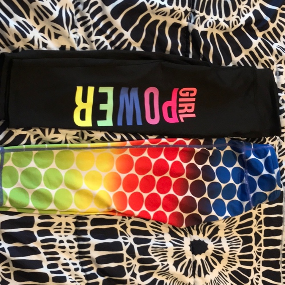 2 girls Gap leggings